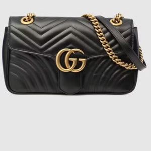 “NEW” GG Marmont small matelassé shoulder bag